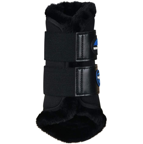 2025 Weatherbeeta Tough-Tec Comfy Fleece Brushing Boots 1027505 - Black / Black